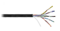 Кабель NIKOLAN U/UTP, 25 пар, Кат.5, 24 AWG, внешний, PE, 305м 