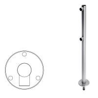 Ограждение полуростовое Стойка ограждения съемная односторонняя 
